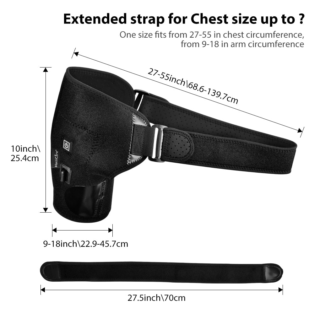 1Pcs Heat Therapy Hot Adjustable Shoulder Heating
