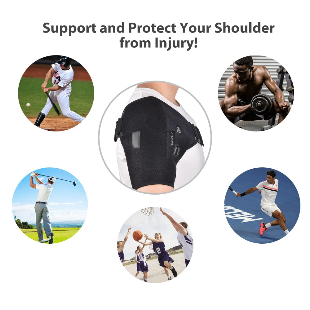 1Pcs Heat Therapy Hot Adjustable Shoulder Heating