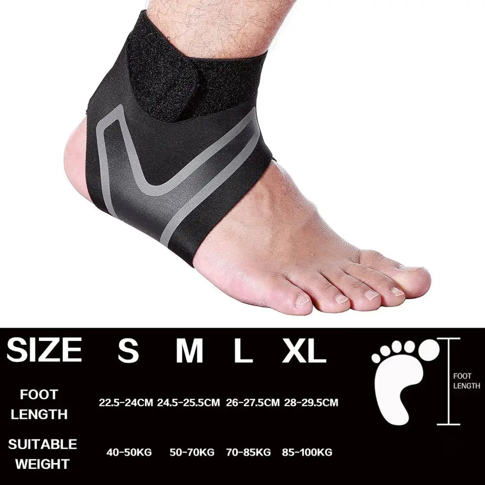 GOBYGO Sport Ankle Support Elastic High Protect Sports Ankle Equipment Safety Running Basketball Ankle Brace Support