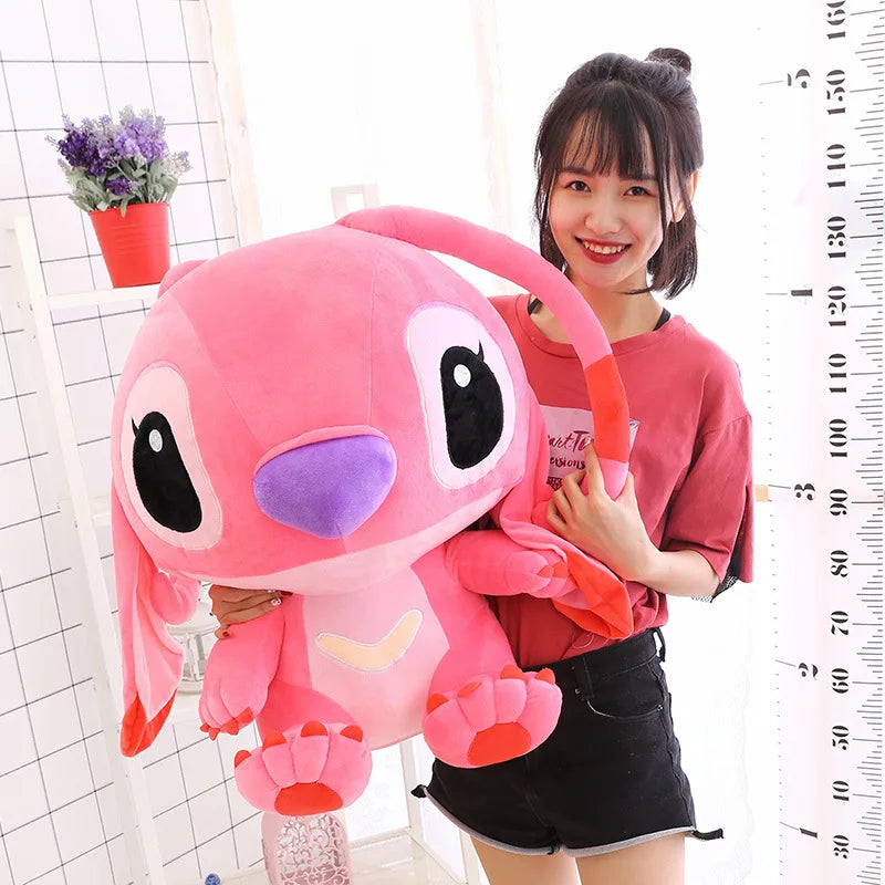 Large Size 55CM 45CM 35CM Anime Lilo and Stitch Plush Toys High Quality Stitch Plush Doll Stuffed Toys For Kids Christmas Gift