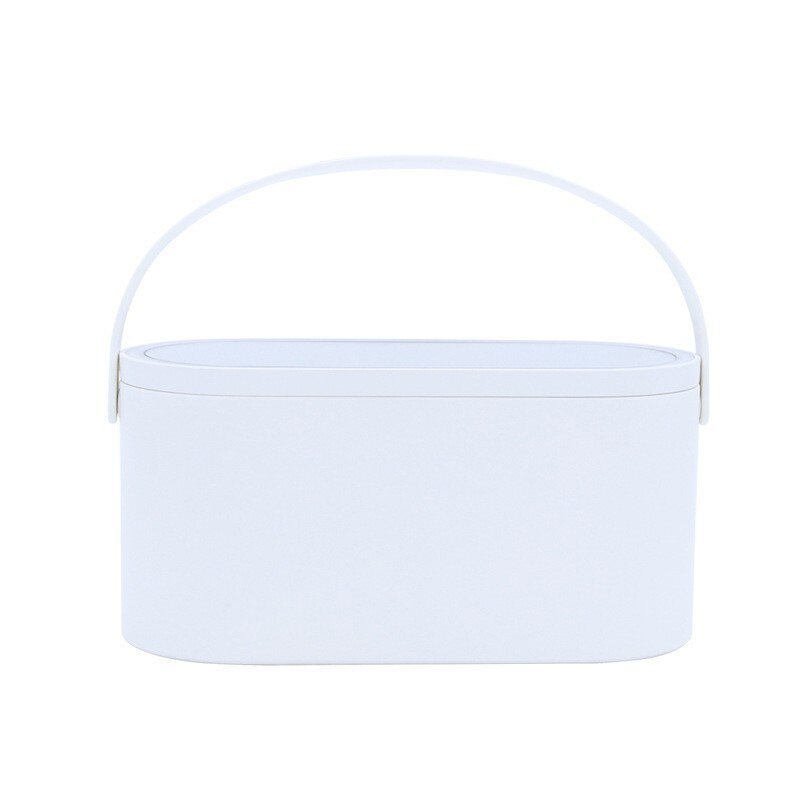 Storage Box Makeup Mirror Portable Led - Makeup Organizer Box Light