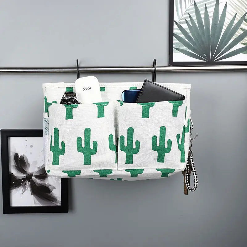 Bedside Caddying Bed Organizer Storage Bag Pocket for Dorm Rooms Rails Bedroom Dorm Kitchen Organization Storage Bag