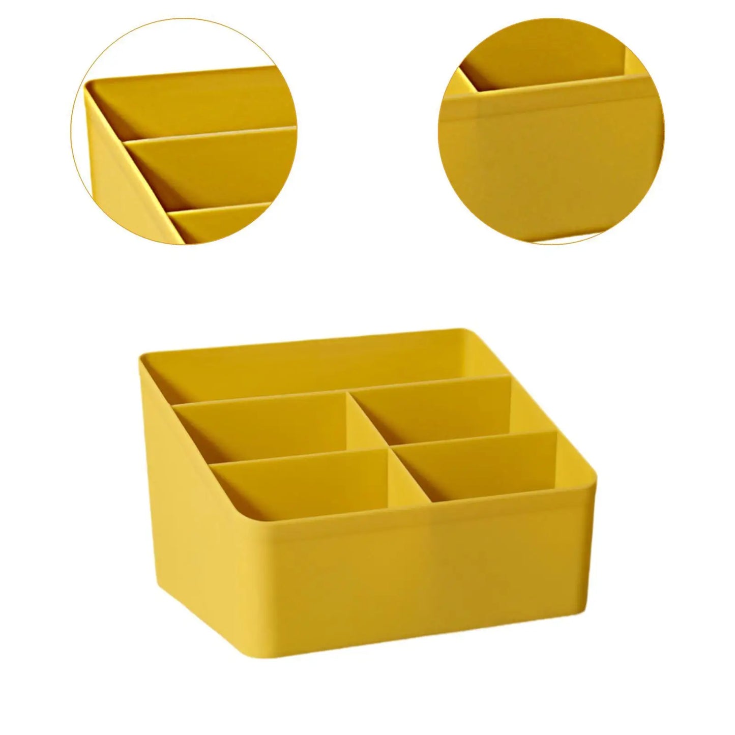 Desktop Storage Box Organizer Vanity Holder Desk Organization Pen Holder Remote Control Holder for Desk Home Dresser Office Dorm