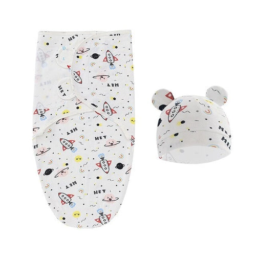 100% Cotton Baby Sleeping Bag For Newborn Extract Envelope Swaddle