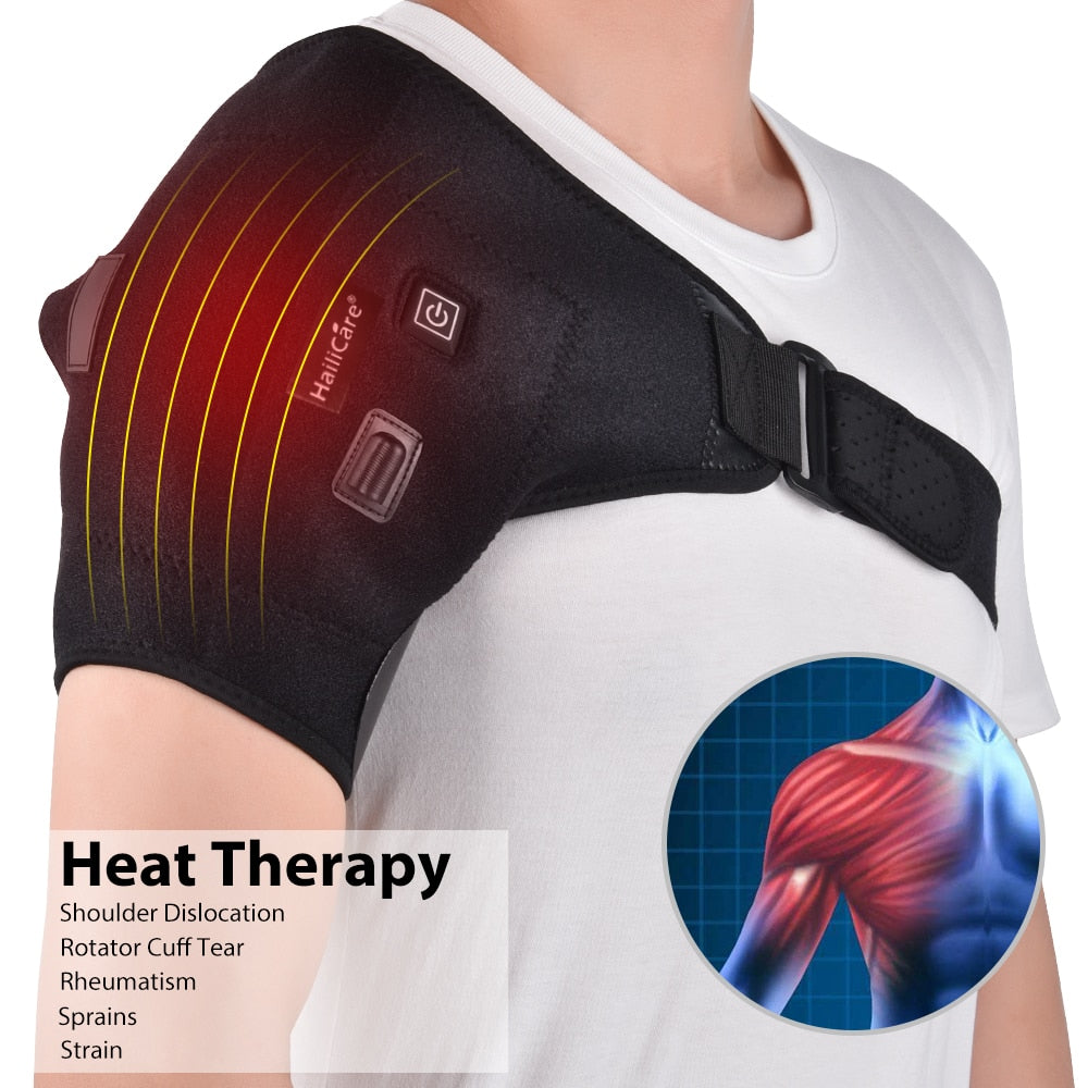 1Pcs Heat Therapy Hot Adjustable Shoulder Heating