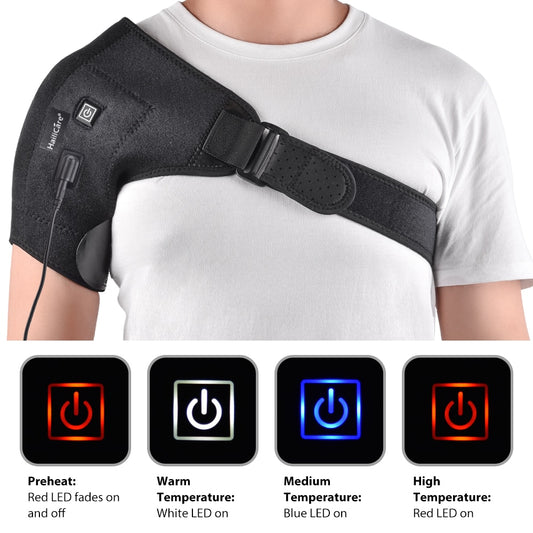 1Pcs Heat Therapy Hot Adjustable Shoulder Heating