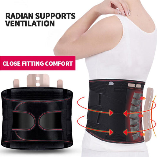 Self-heating Magnetic Steel Plates Waist Support Back Brace Belt