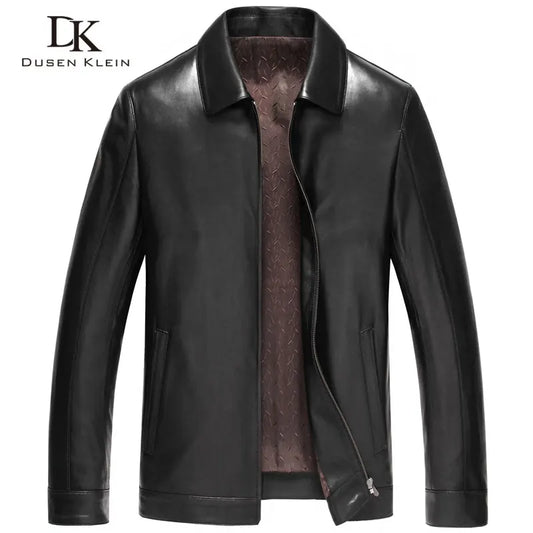 Dusen Klein Men Genuine Leather Jacket