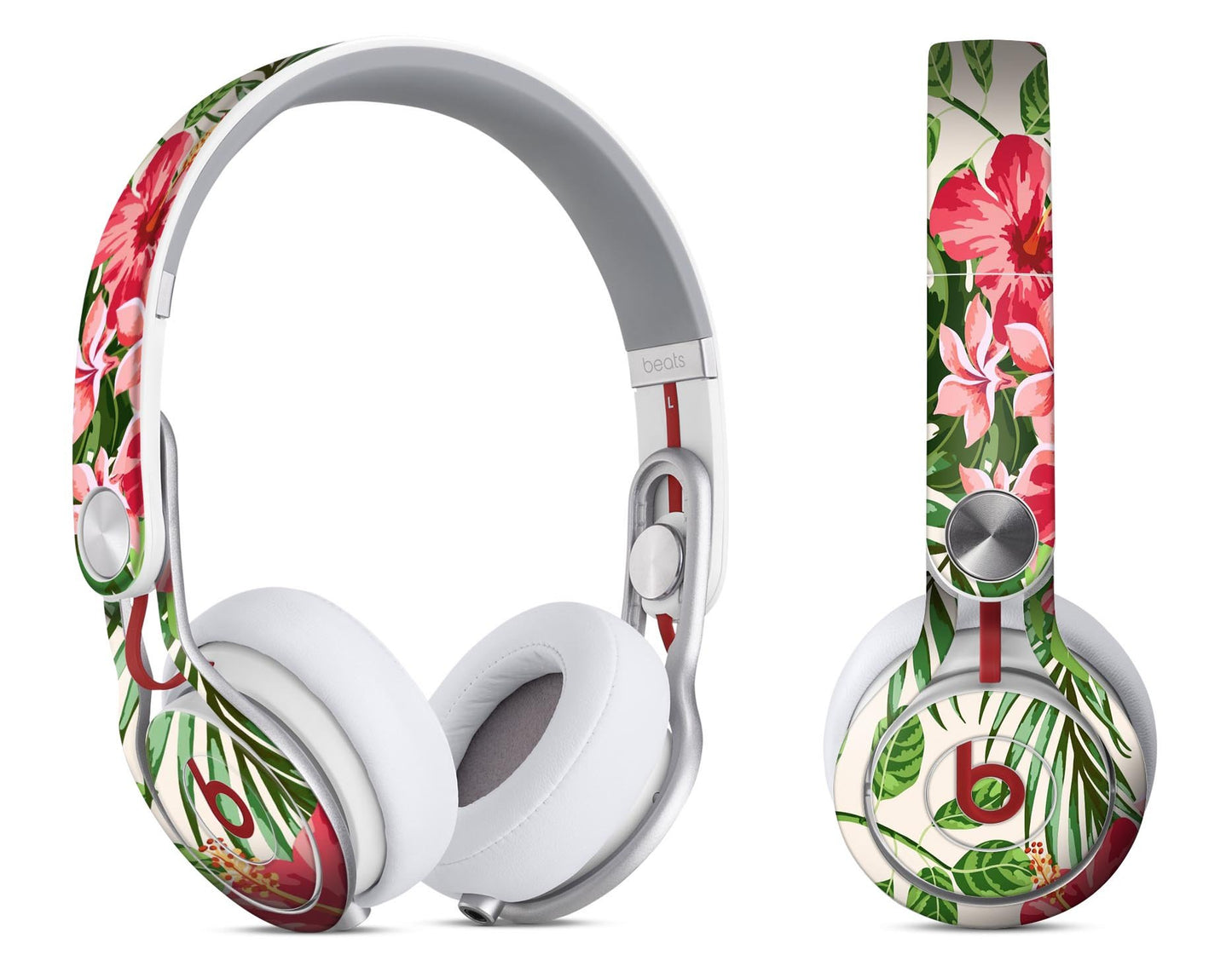 Dreamy Subtle Floral V1 - Full Body Skin Decal Wrap Kit for Beats by