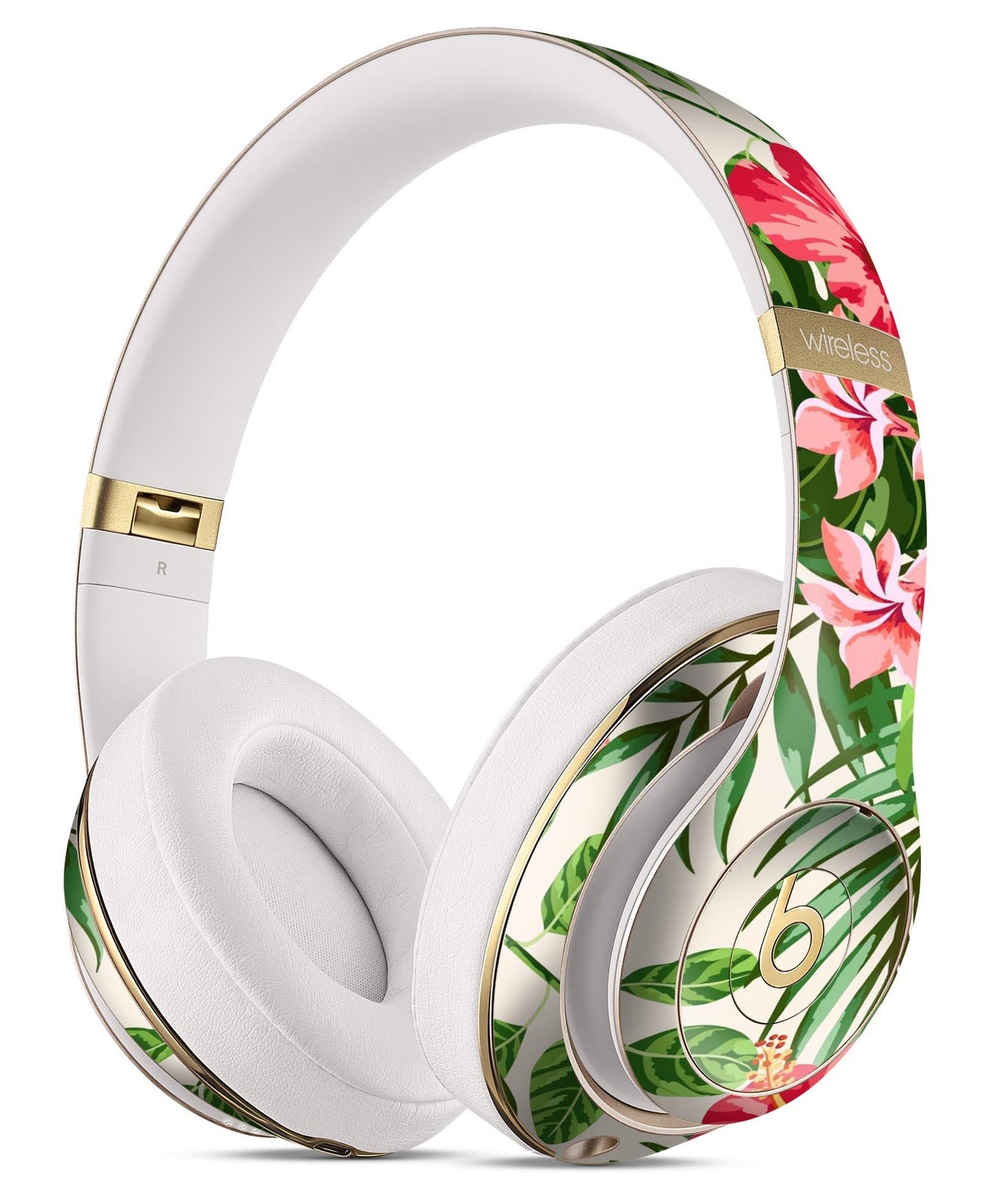 Dreamy Subtle Floral V1 - Full Body Skin Decal Wrap Kit for Beats by