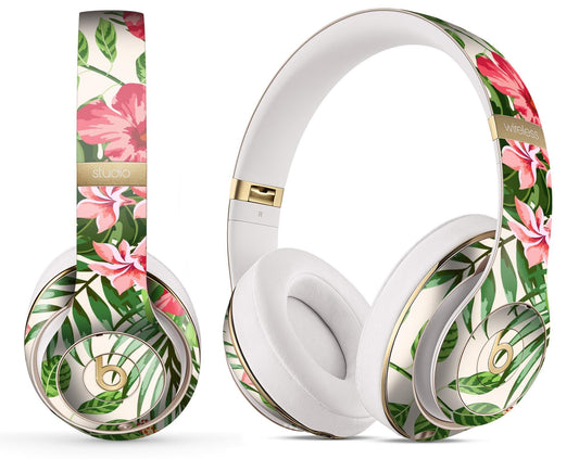 Dreamy Subtle Floral V1 - Full Body Skin Decal Wrap Kit for Beats by