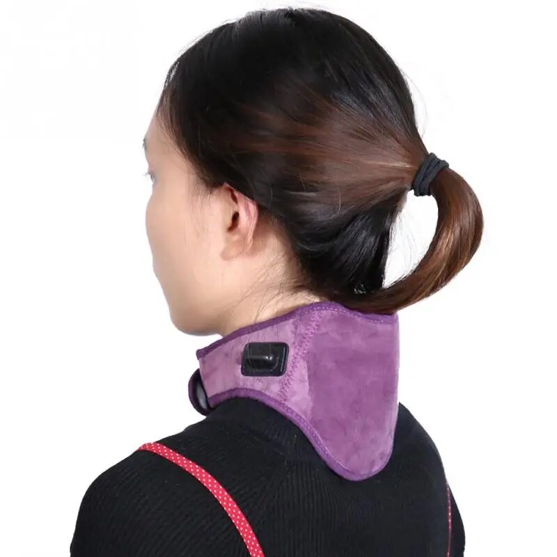 Electric Heating Infrared Cervical Vertebra Spine Belt Hot Compress Massage Neck Brace