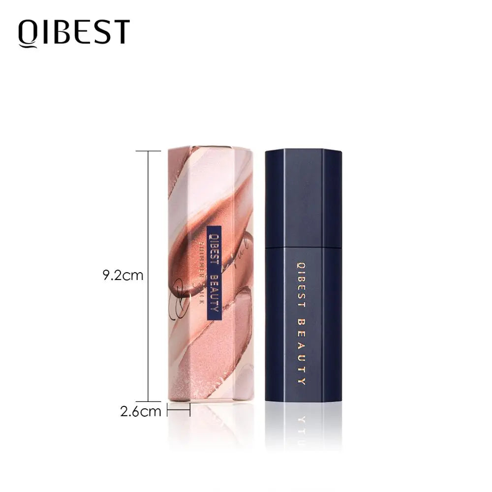 QIBEST Face Highlighter Stick Makeup Glow Face Concealer Contour Bronzer 3D Make Up Corrector Contour Stick Illuminator Cosmetic