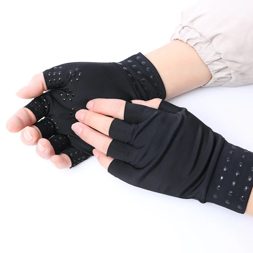 New Arthritis Therapy Relief Arthritis Pressure Pain Heal Joints Magnetic Therapy  Support Hand Massager Toiletry Makeup Tools