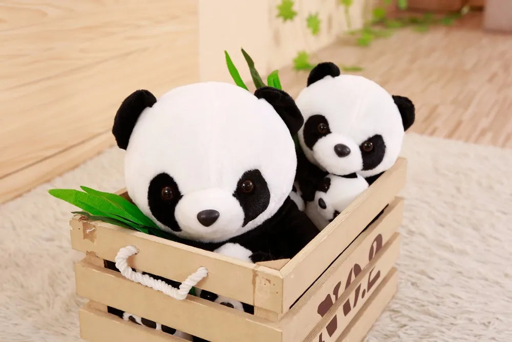 New Plush Panda Toys Cute Stuffed Animal Doll Mother And Son Toy Gift for Children Friends Girls  Home Decor Christmas Gift