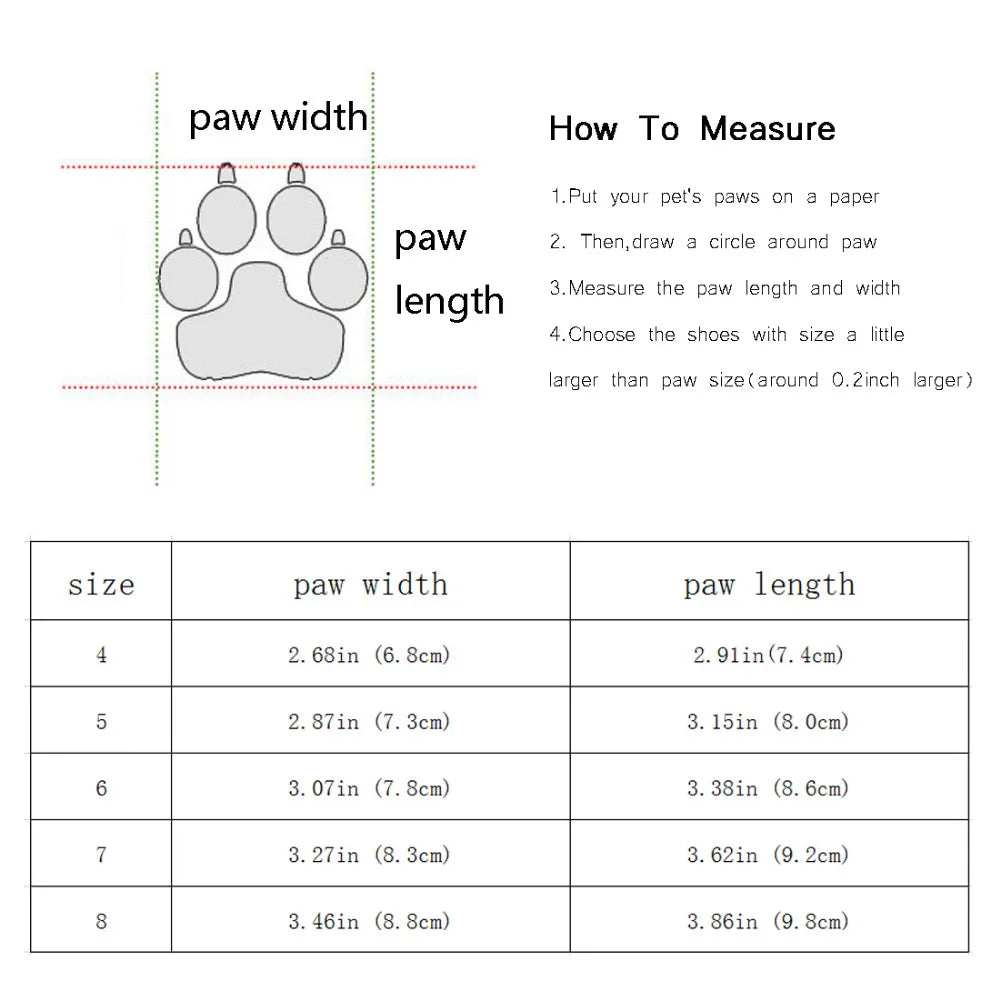 4PCS/set Sport Dog Shoes For Large Dogs Pet Outdoor Rain Boots Non Slip Puppy Running Sneakers Waterpoof Boots Pet Accessories