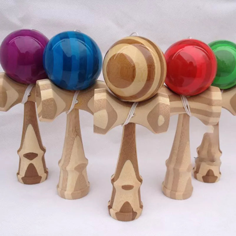 Kendama Wooden Toy Professional Kendama Skillful Juggling Ball Education Traditional Game Toy For Children