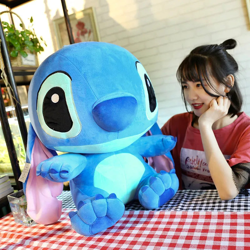 Large Size 55CM 45CM 35CM Anime Lilo and Stitch Plush Toys High Quality Stitch Plush Doll Stuffed Toys For Kids Christmas Gift