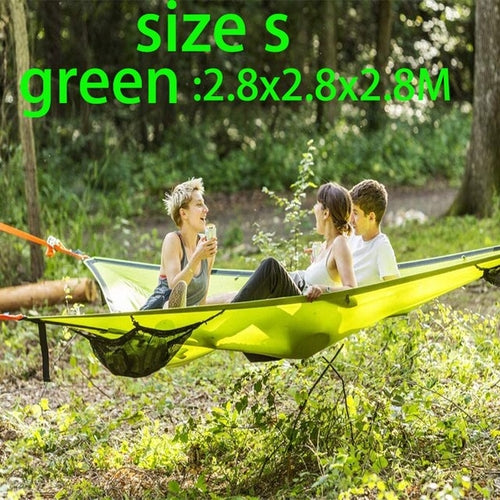 Hammock Outdoor Hanging Triangular Mesh Adult Field Camping Aerial