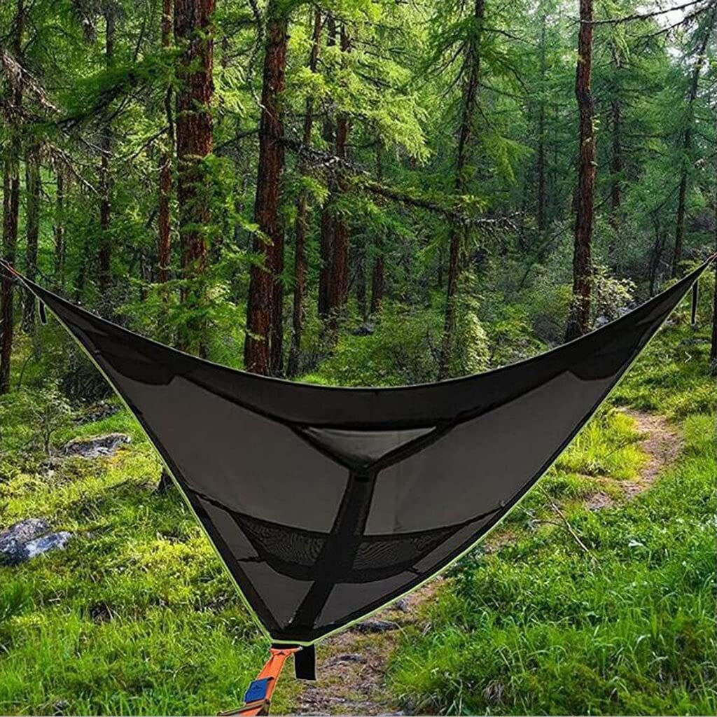 Hammock Outdoor Hanging Triangular Mesh Adult Field Camping Aerial