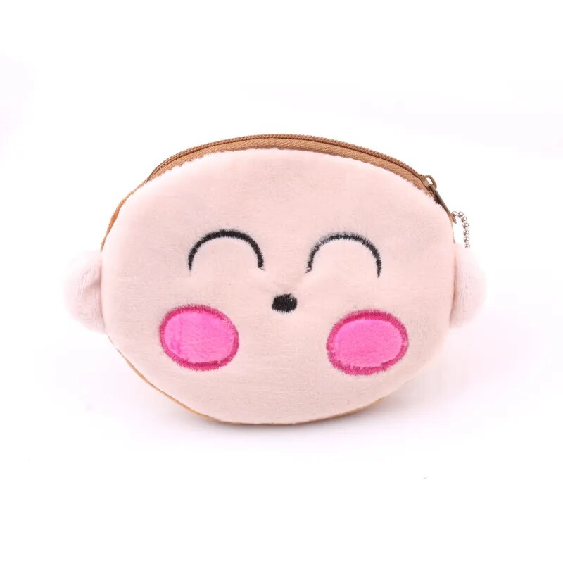 FUDEAM Soft Plush Panda Dog Rabbit Monkey Cartoon Women Coin Purse Mini Cute Zipper Girls Coin Wallet USB Cable Bag Key Wallets