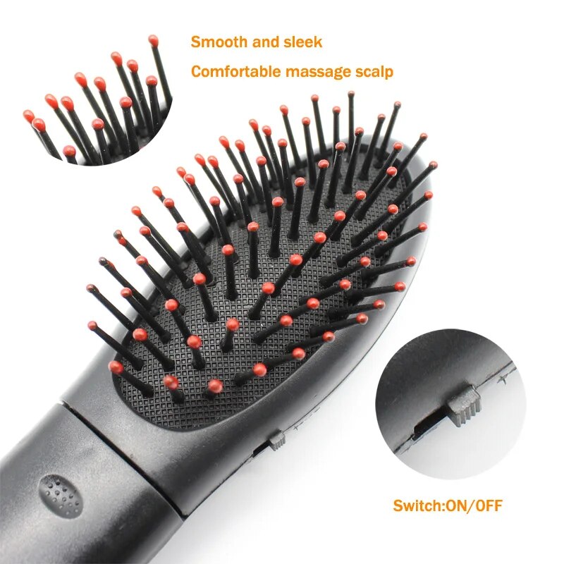 Health Hair Care Electric Massage Comb Head Blood Circulation Scalp Vibrating Massage Brush Relaxation & Body Massage Soft