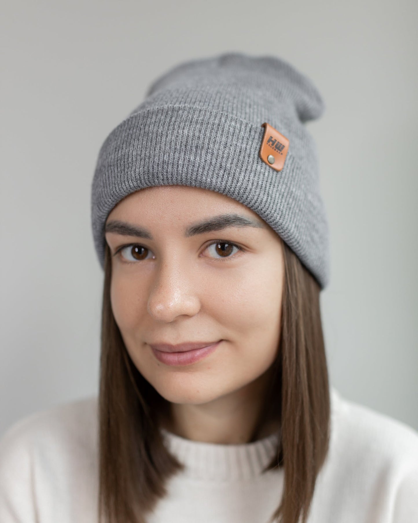 HAAKWEAR Knit Cuffed Beanie - Koala Gray