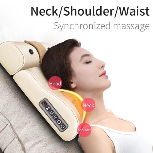 Jinkairui Neck Massage Pillow Electrical Cervical Traction Massager