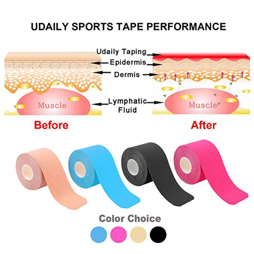 Kinesiology Tape First Aid Bandage Sports Cotton Elastic Adhesive