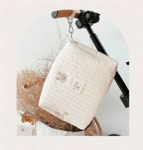 Korea Style Newborn Baby Care Diaper Bag Mummy Shoulder Bag Embroidery