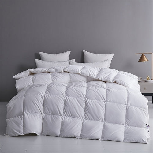 Lanlika Siberian Zero Sense 100% White Goose Down Quilt Comforter For