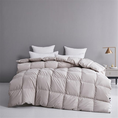 Lanlika Siberian Zero Sense 100% White Goose Down Quilt Comforter For