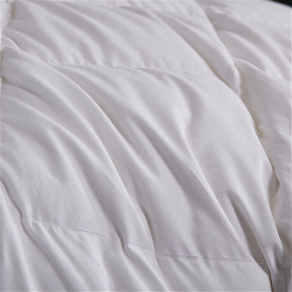 Lanlika Siberian Zero Sense 100% White Goose Down Quilt Comforter For