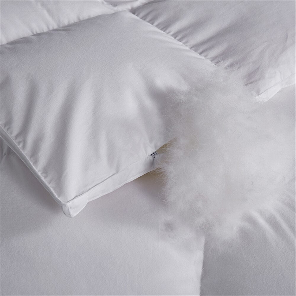 Lanlika Siberian Zero Sense 100% White Goose Down Quilt Comforter For