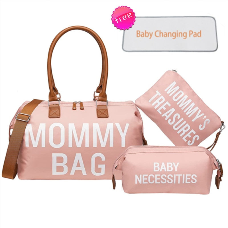 Large Travel Bag Shoulder Mommy Bag | Baby Bag Bag Mothers Diapers -