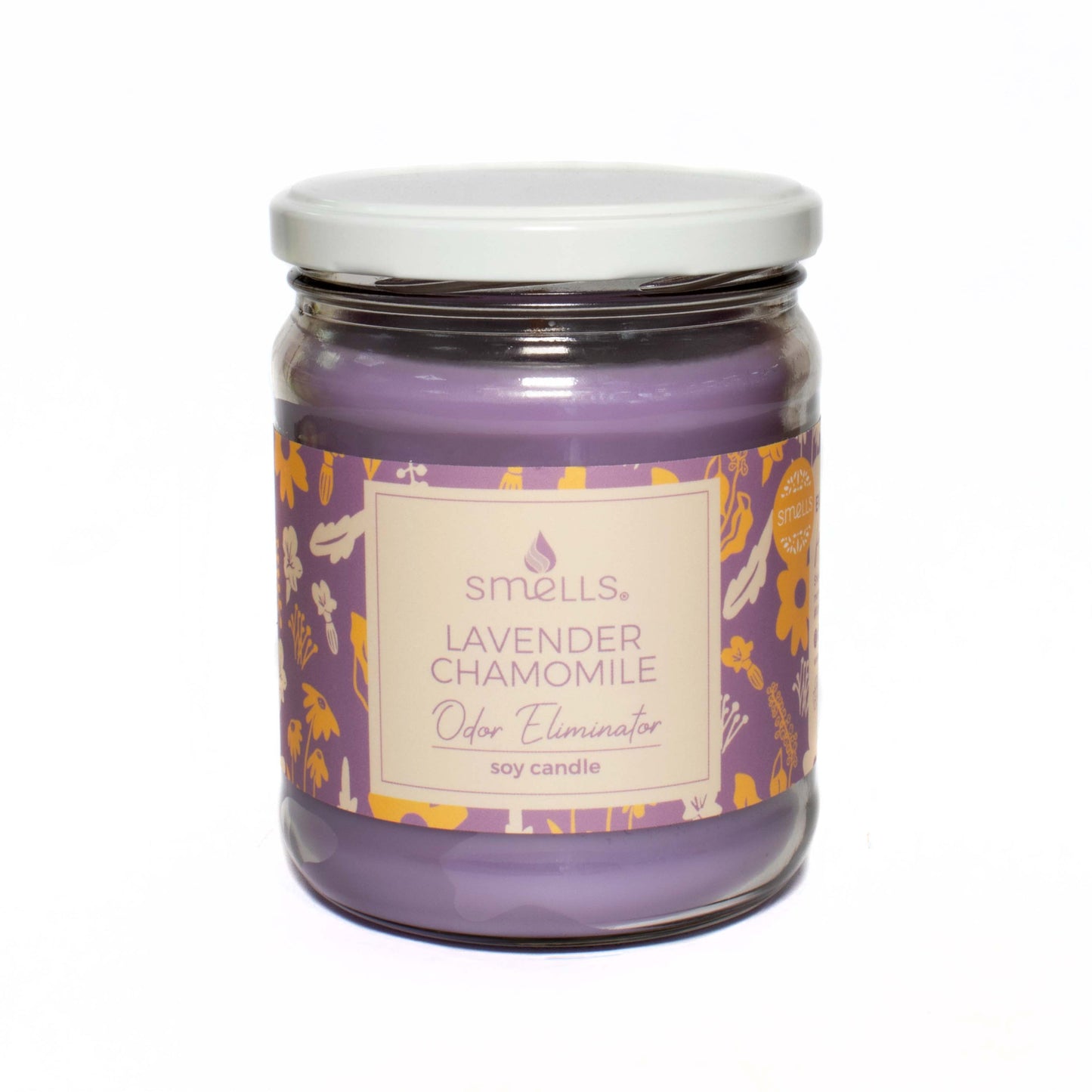 Lavender Chamomile Odor Eliminator Scented Candle, 12 oz (2-PACK)