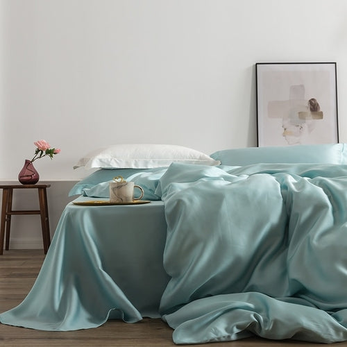 Mulberry Silk Bed Sheet Set | Mulberry Silk Bedding Sheet | Silk Bed