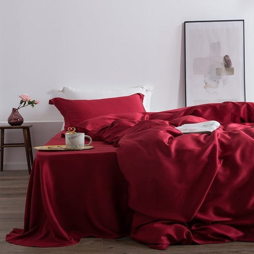 Mulberry Silk Bed Sheet Set | Mulberry Silk Bedding Sheet | Silk Bed