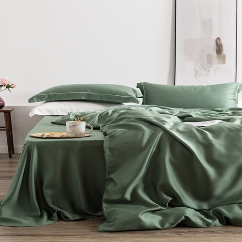 Mulberry Silk Bed Sheet Set | Mulberry Silk Bedding Sheet | Silk Bed