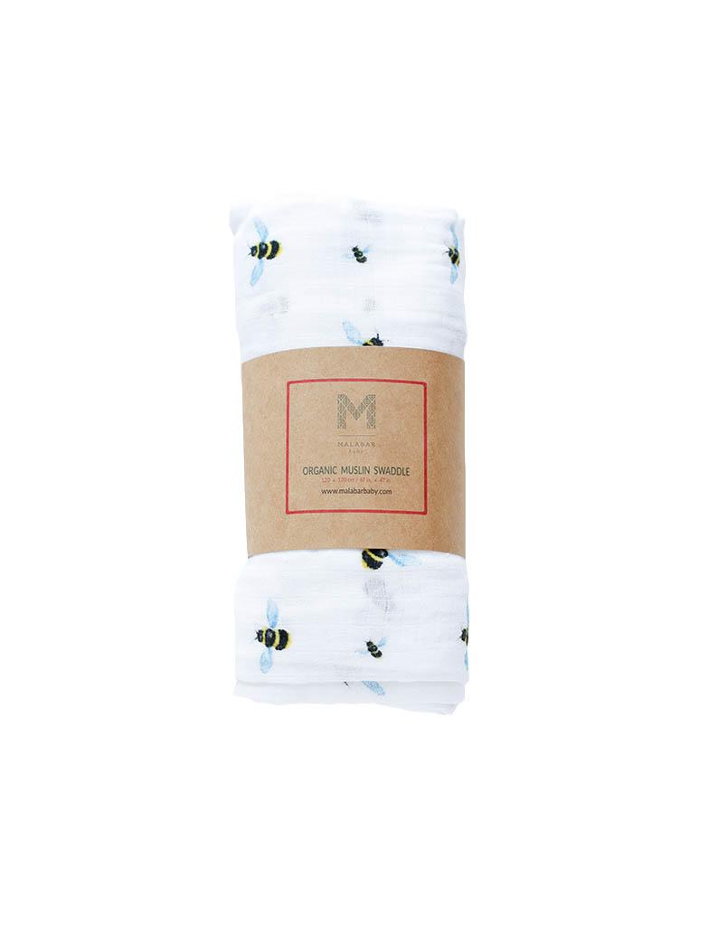 ORGANIC SWADDLE - BEE