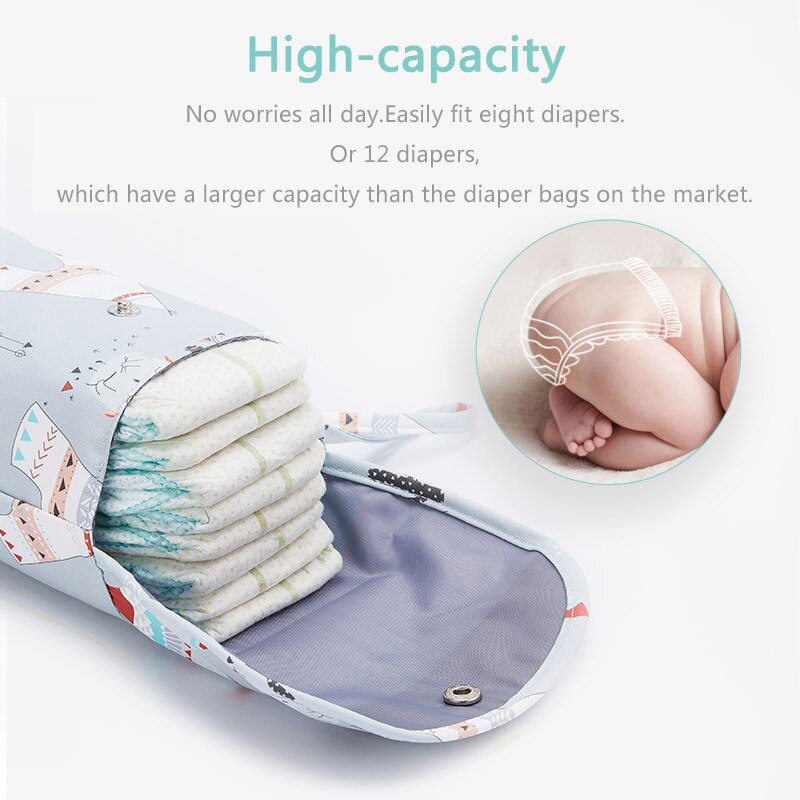 Capacity Waterproof Storage Bag | Diaper Bags Babies | Large Capacity