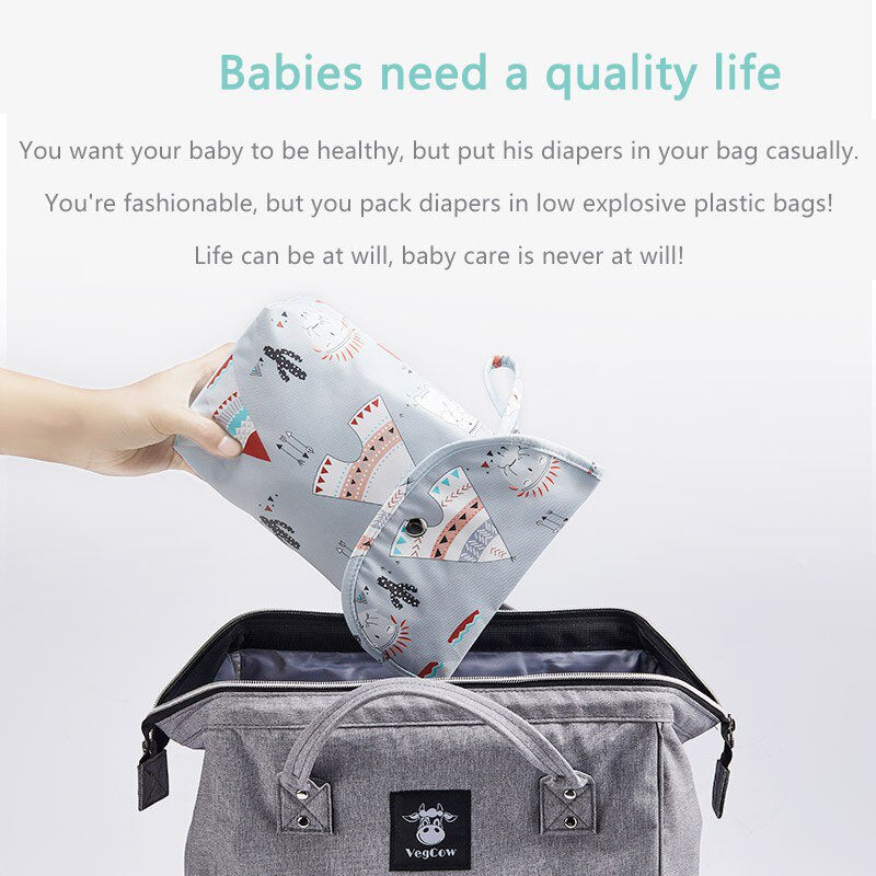 Capacity Waterproof Storage Bag | Diaper Bags Babies | Large Capacity