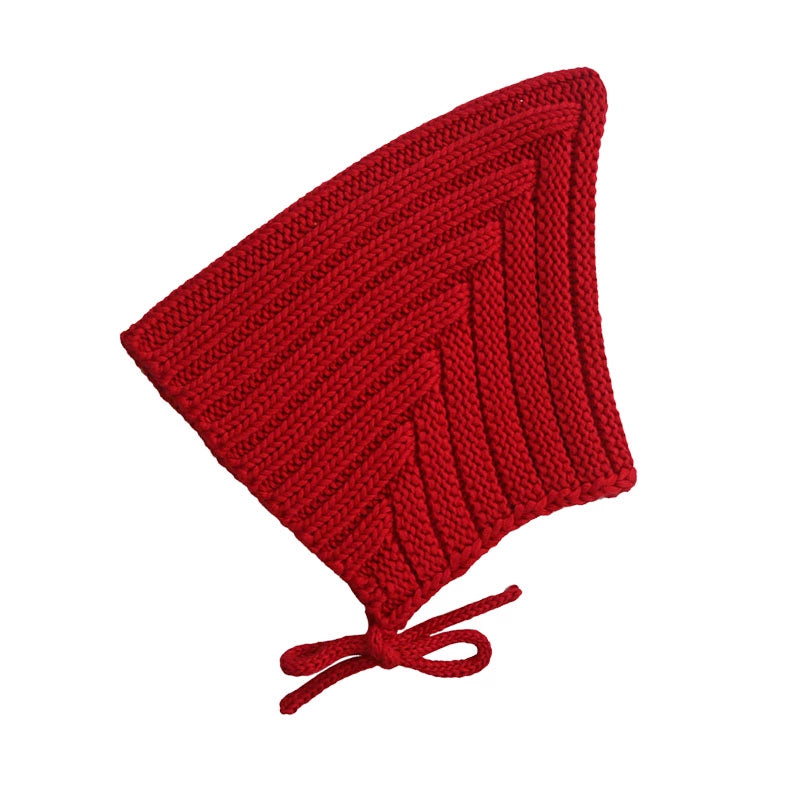 Adorable Baby Knitted Lace-up Christmas Woolen Cap