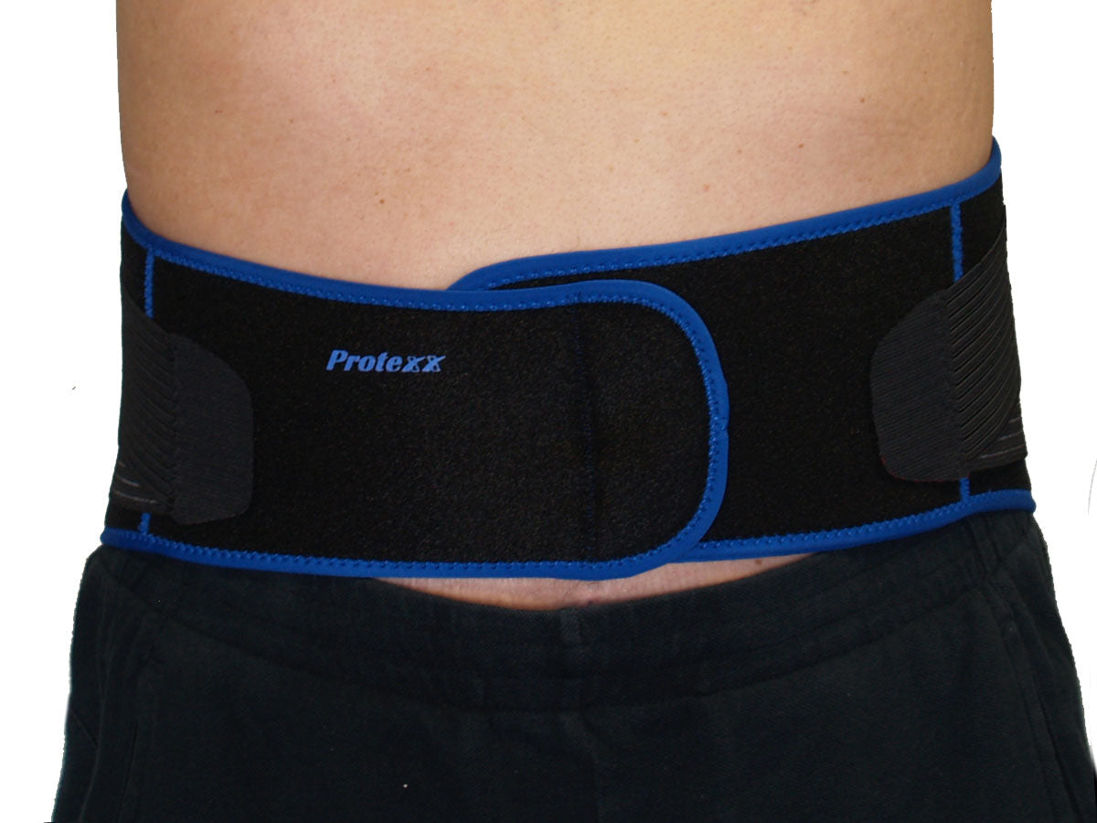 Protexx Waist Lower Back Brace - Black