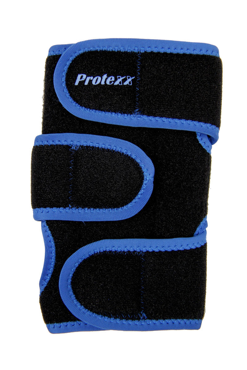 Protexx Right Palm Support Brace with 2 Aluminun Plates, Black