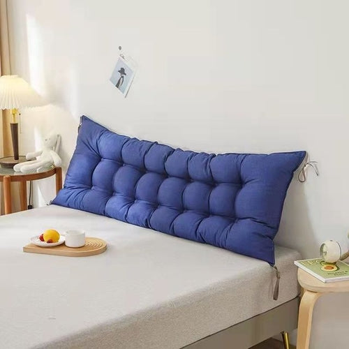 Rectangular Headboard Pillow Triangle Pad Reading Big Cushion Back