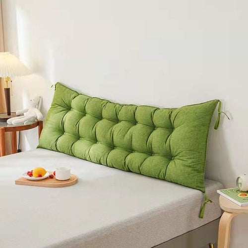 Rectangular Headboard Pillow Triangle Pad Reading Big Cushion Back