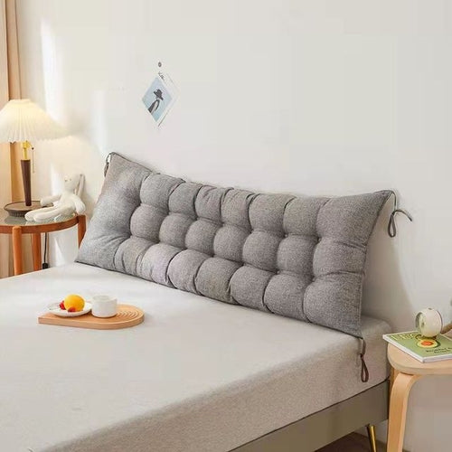 Rectangular Headboard Pillow Triangle Pad Reading Big Cushion Back