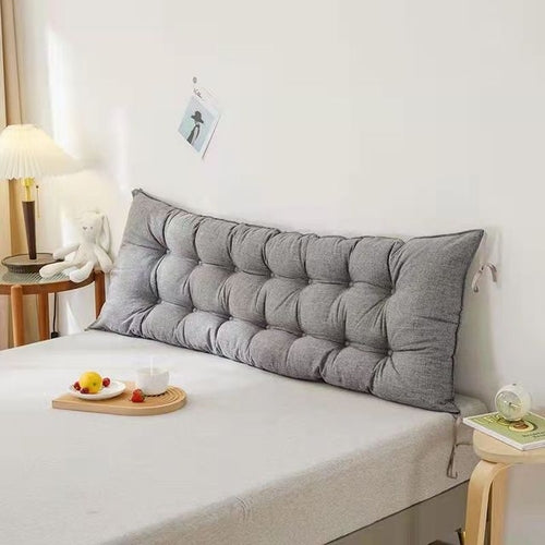 Rectangular Headboard Pillow Triangle Pad Reading Big Cushion Back