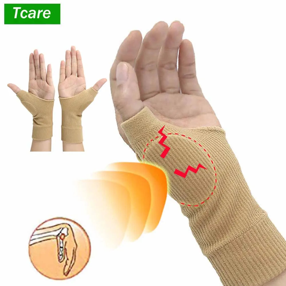 Tcare 1Pair Tenosynovitis Brace Medical Bandage Stabiliser Thumbs Splint Pain Relief Hands Care Wrist Support Arthritis Therapy